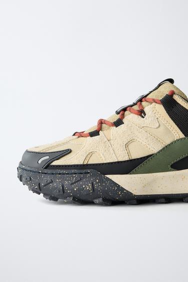 MULTI-PIECE TECHNICAL TRAINERS - Sand Brown by Zara - Image 3