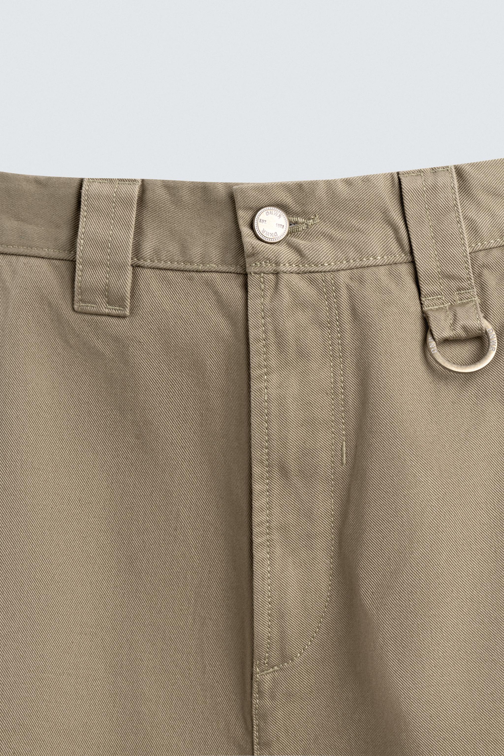 WIDE BAGGY FIT CHINO PANTS - Beige | ZARA United States