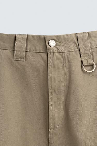 PANTALON CHINO LARGE BAGGY FIT - Beige de Zara - Image 7