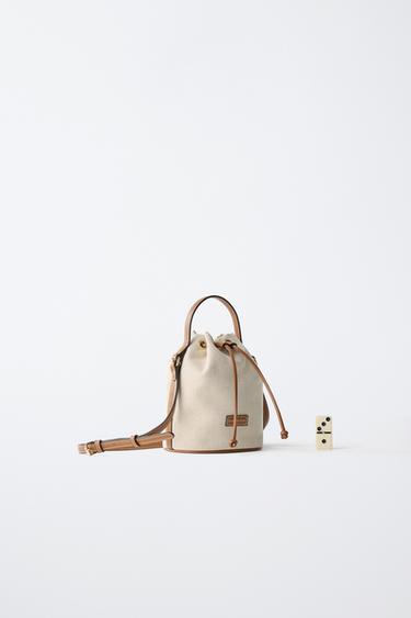 BUCKET BAG - Ecru White by Zara - Image 5