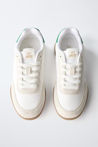 BASKETS MATELASSÉES - Blanc de Zara - Image 4