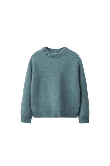 PULLOVER AUS 100 % KASCHMIR BENSIMON ® X ZARA - Blassblau von Zara