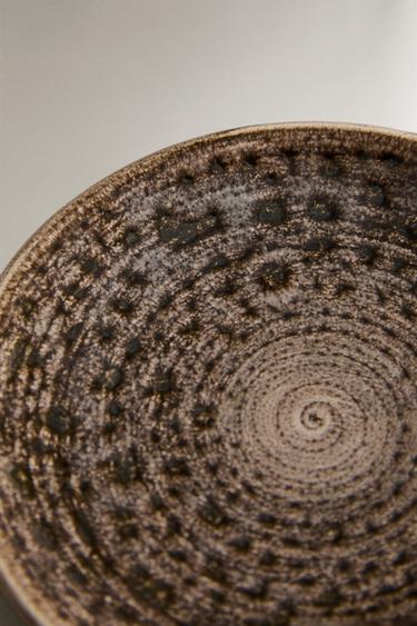 RAISED-DESIGN SIDE PLATE - Grey by Zara - Image 4