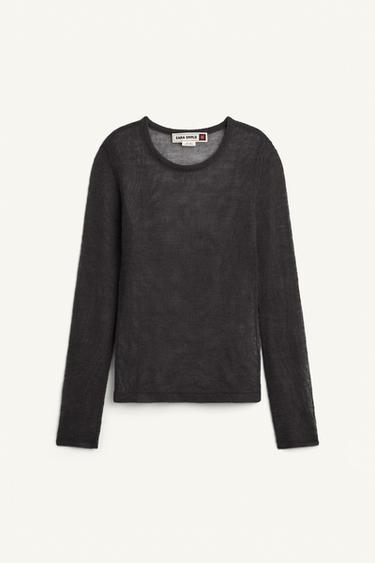 FN KNT CRWNCK - Blue / Grey by Zara