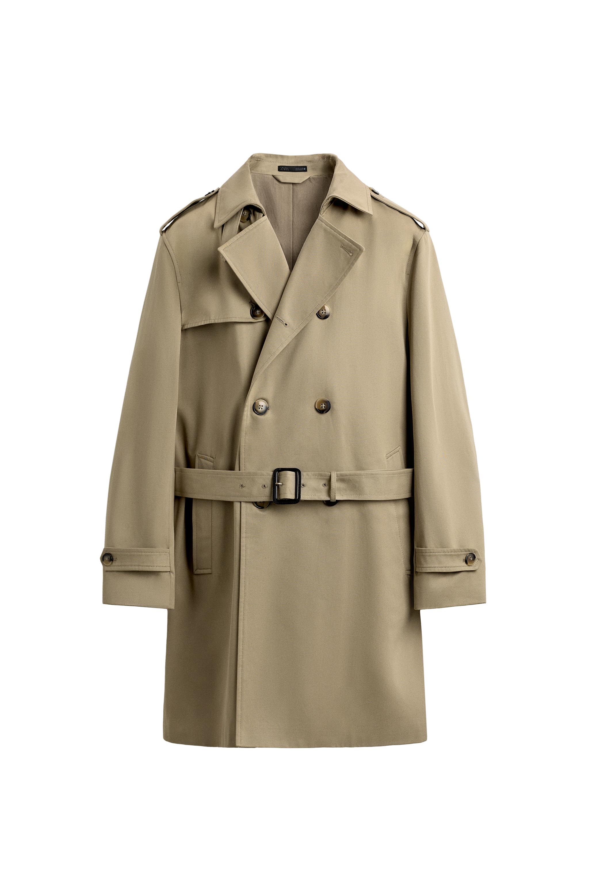 REGULAR FIT KRUVAZE TRENÇKOT