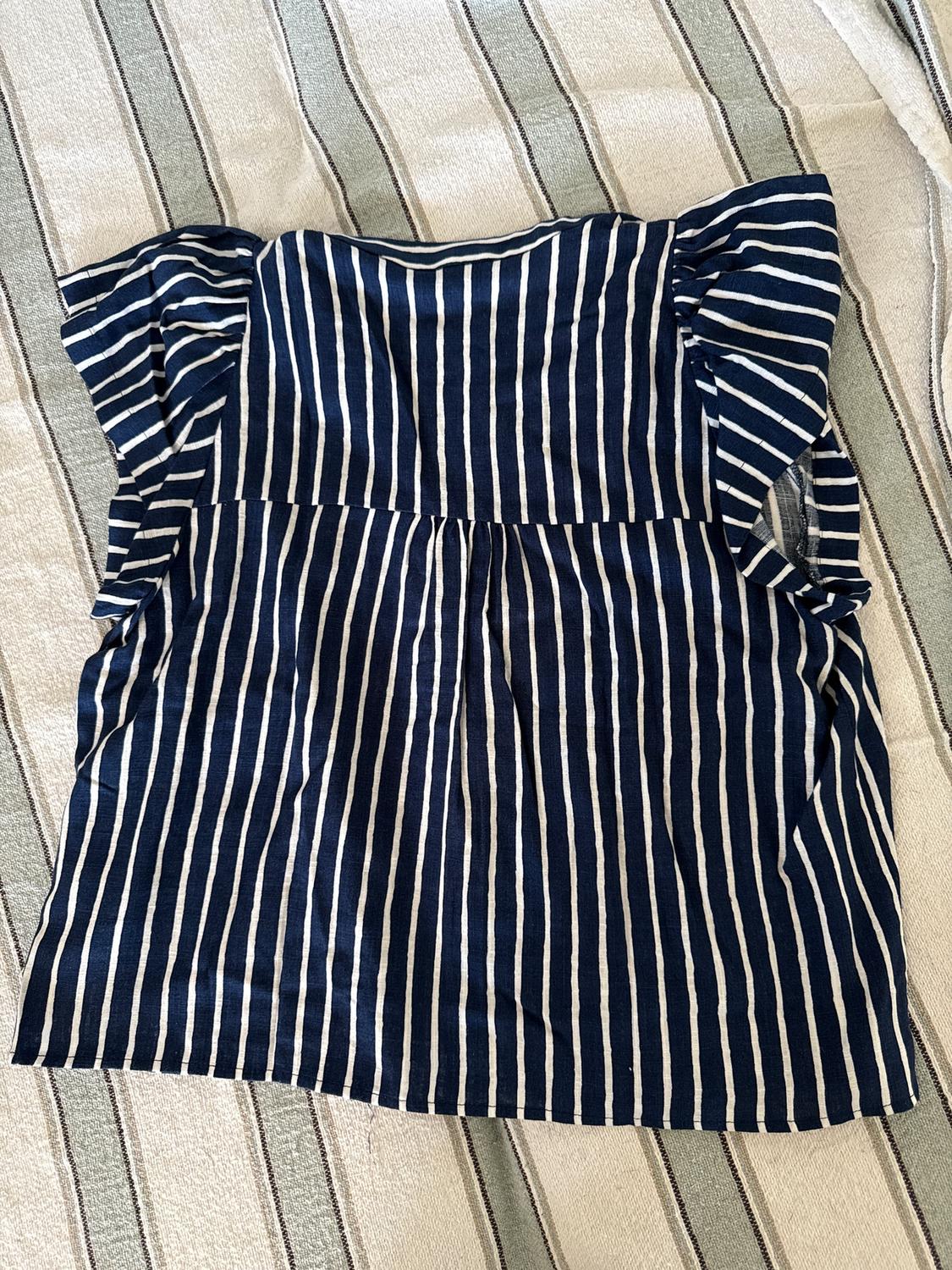 STRIPED LINEN BLEND SHIRT - Image 2