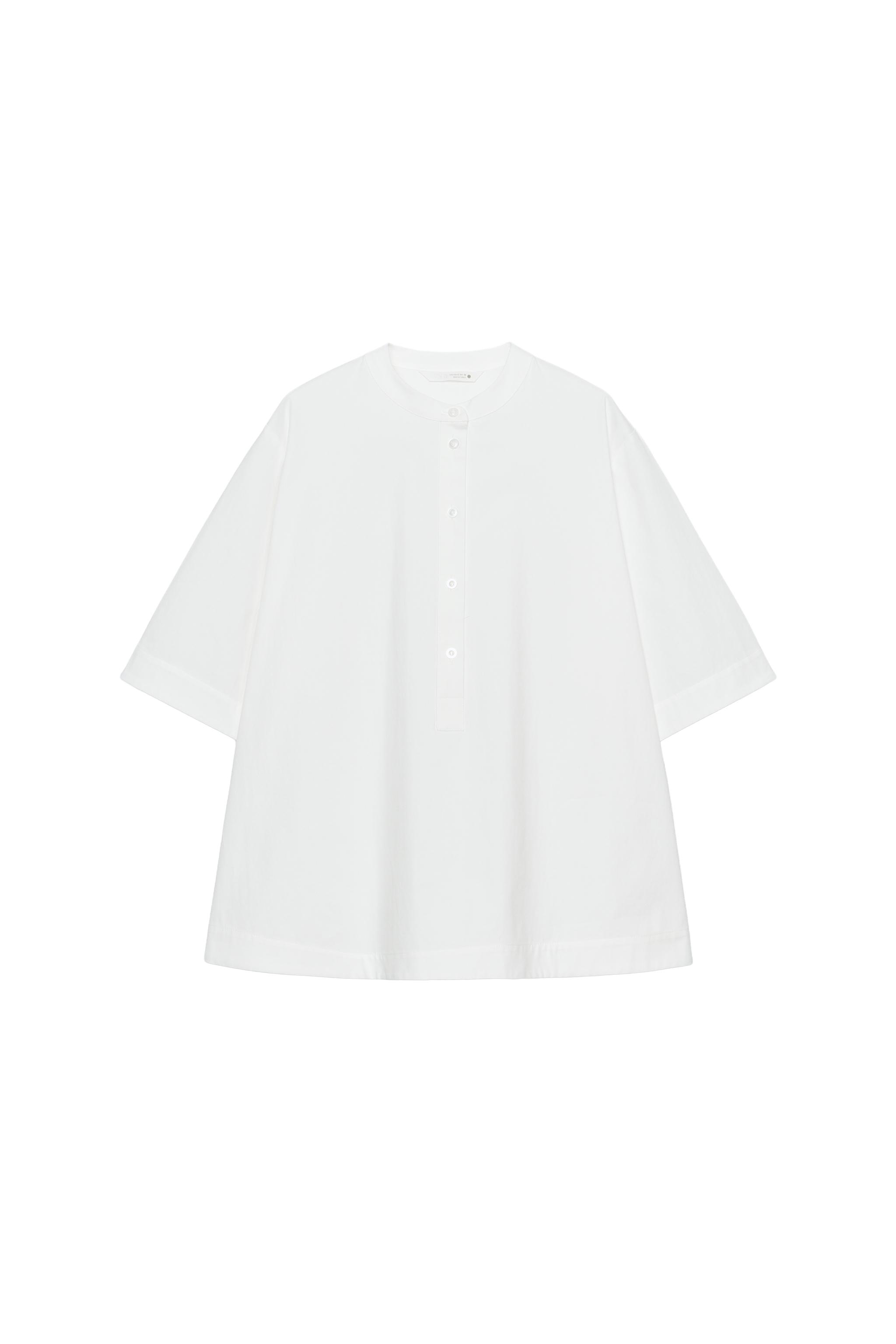 ZW COLLECTION SHORT SLEEVE SHIRT - White | ZARA Canada