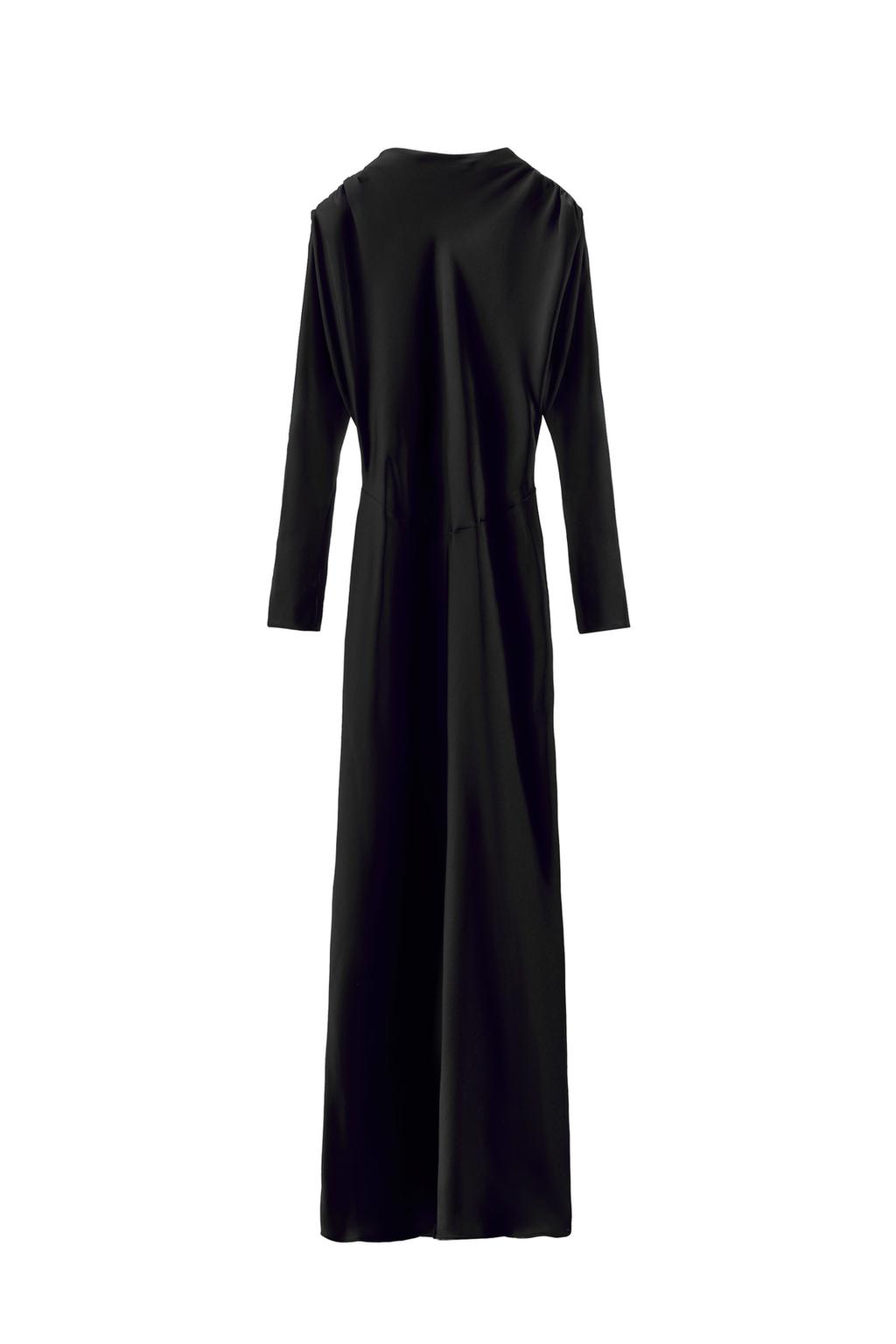 DRAPED SATIN EFFECT DRESS - image 3