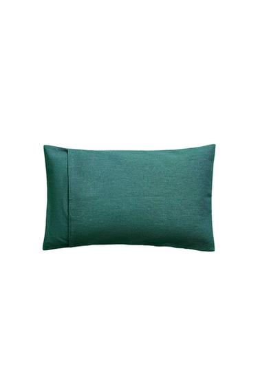 PLAIN CUSHION COVER - Turquoise by Zara
