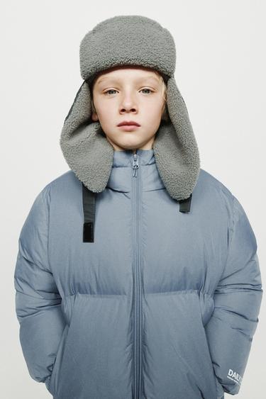 WATERPROOF QUILTED COAT - Light blue by Zara