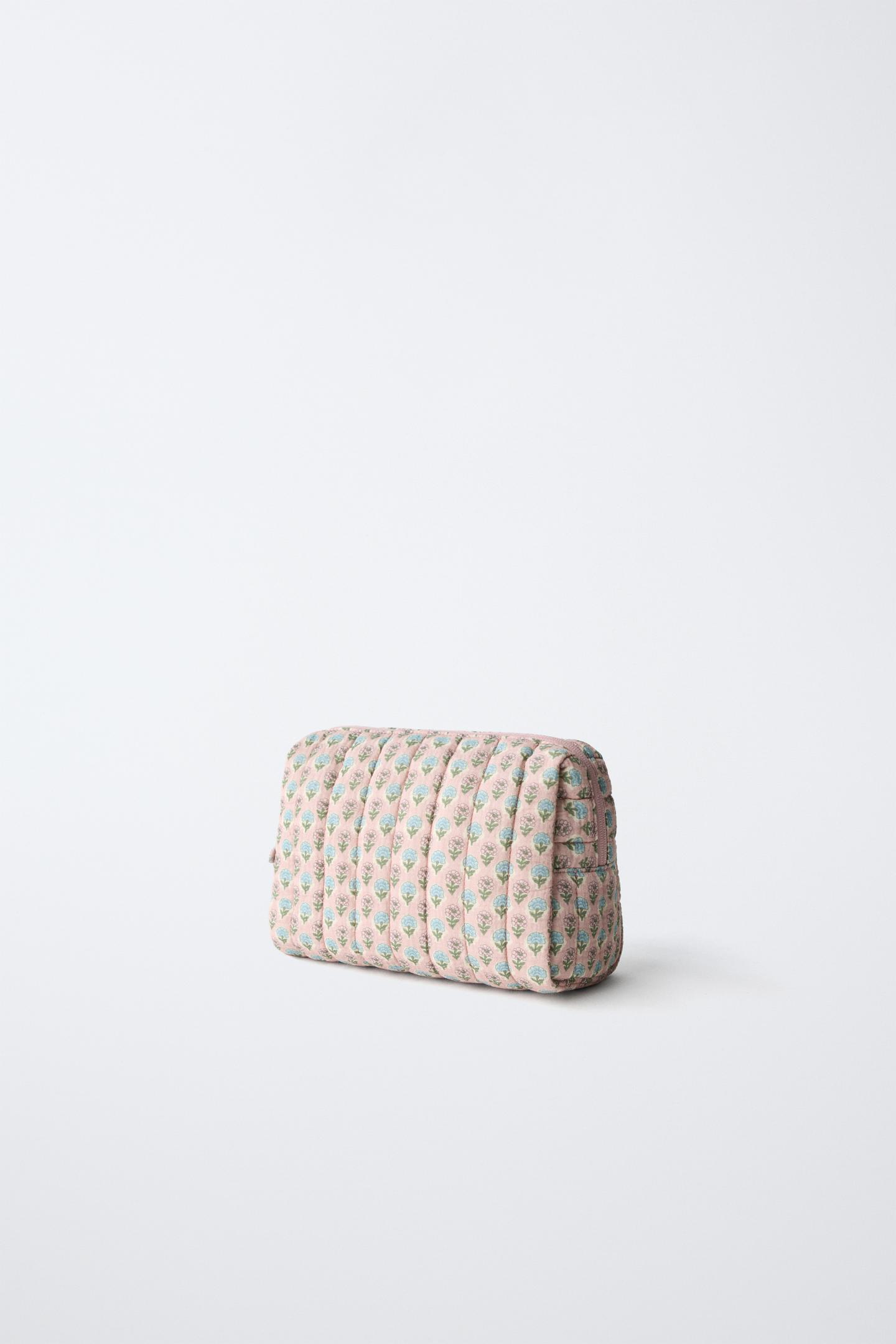 Детская сумка Zara Floral Maternity Pouch, цвет: Розовый — фото 2