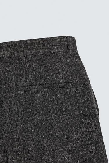 PANTALON BALLOON FIT STRUCTURÉ - Noir de Zara - Image 8