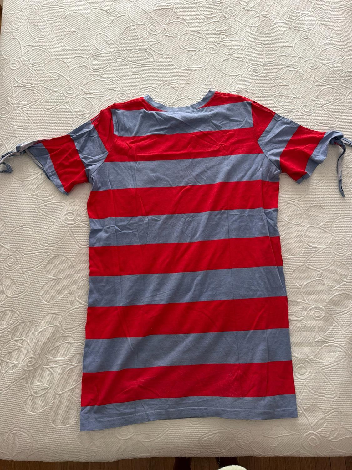 STRIPED DRESS WITH KNOTS - Image 4