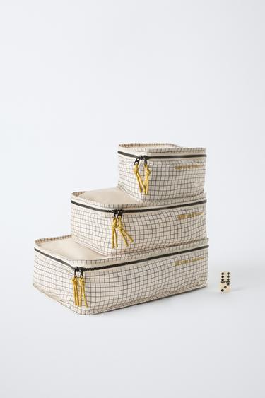 LOT DE RANGEMENTS VOYAGE - Blanc écru de Zara - Image 3