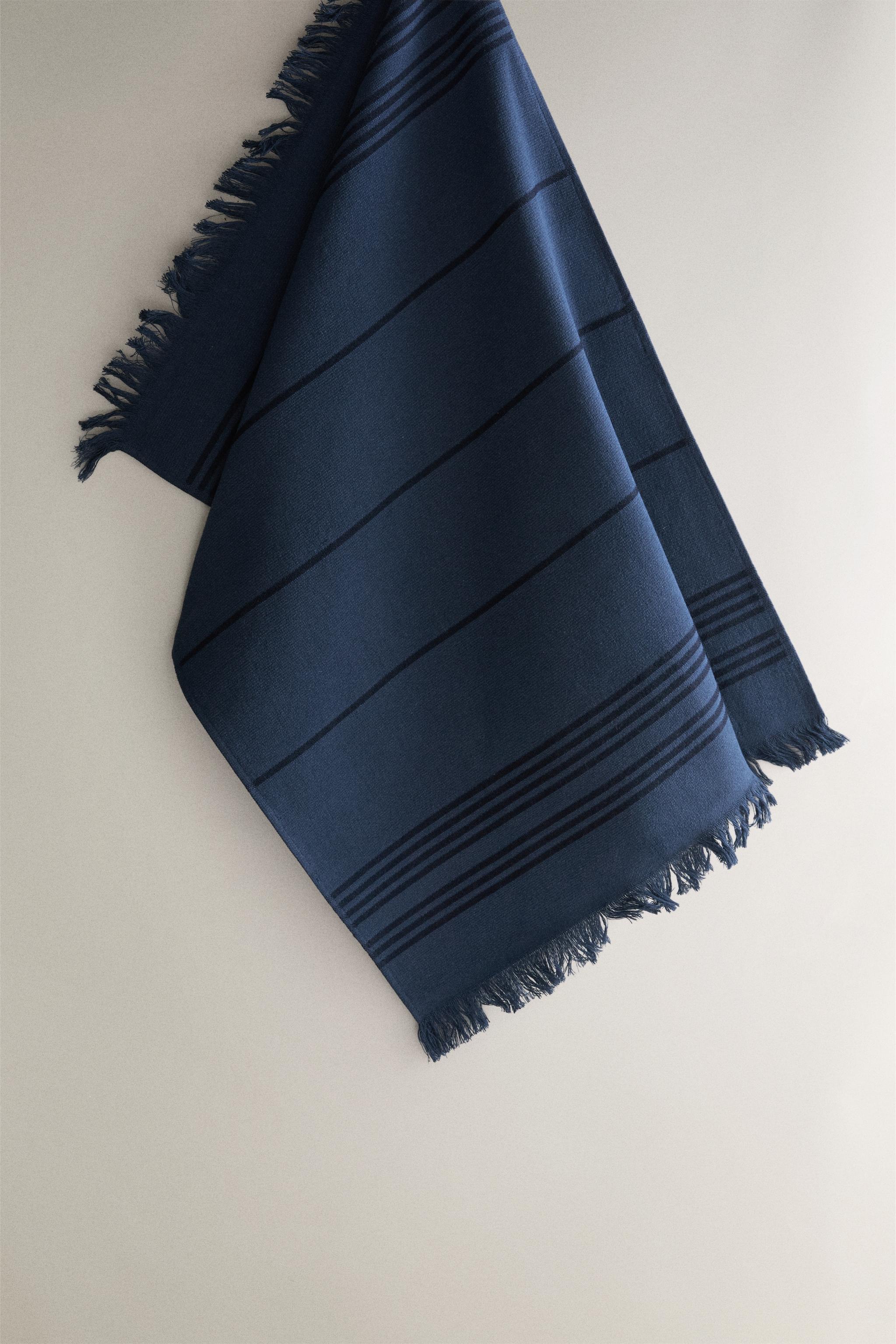 STRIPED COTTON TERRYCLOTH KITCHEN TOWEL