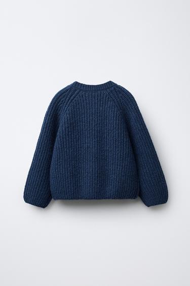 CARDIGAN WITH HEARTS - Bluish by Zara - Image 1