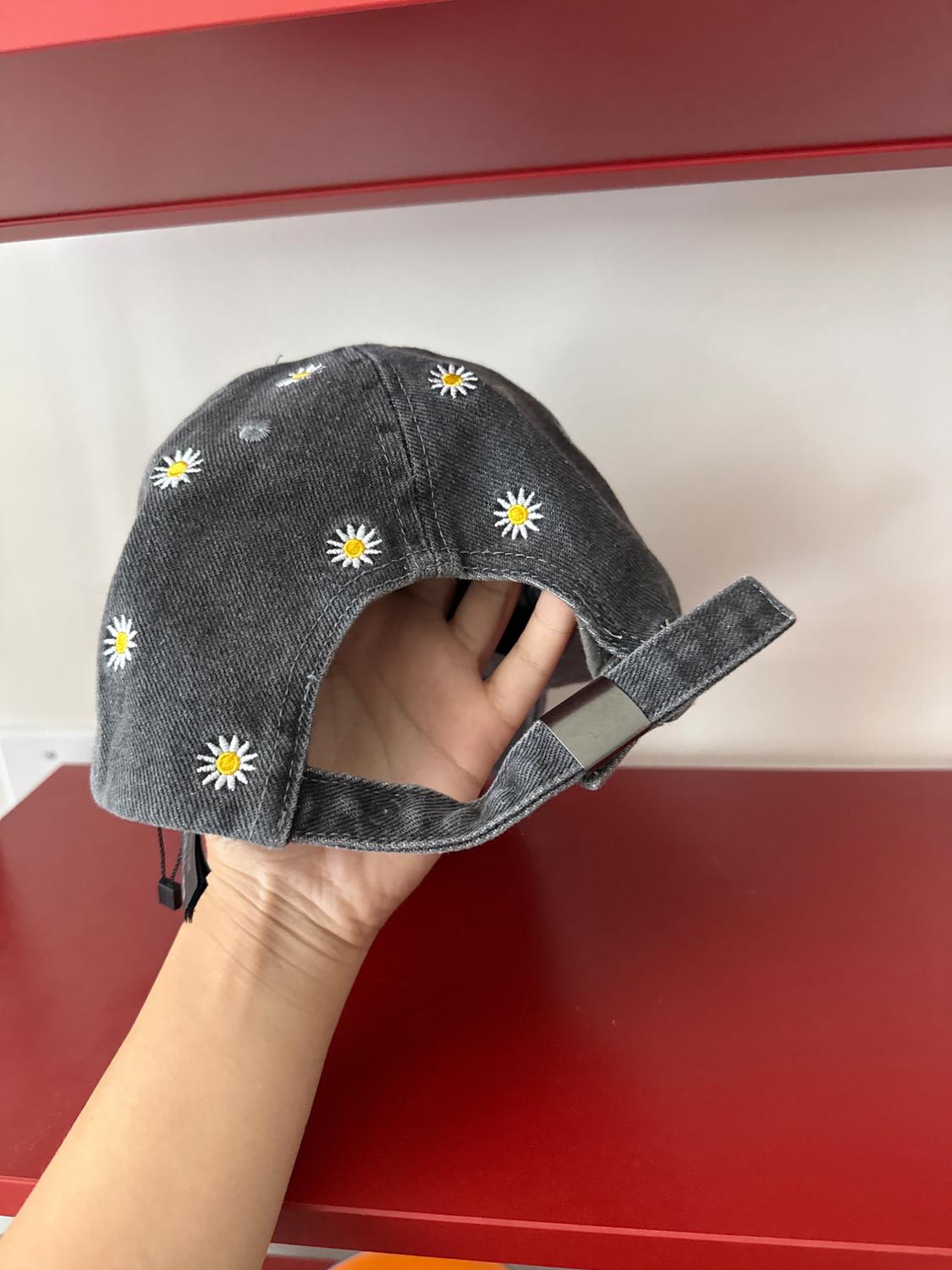 DENIM EMBROIDERED CAP - Image 3