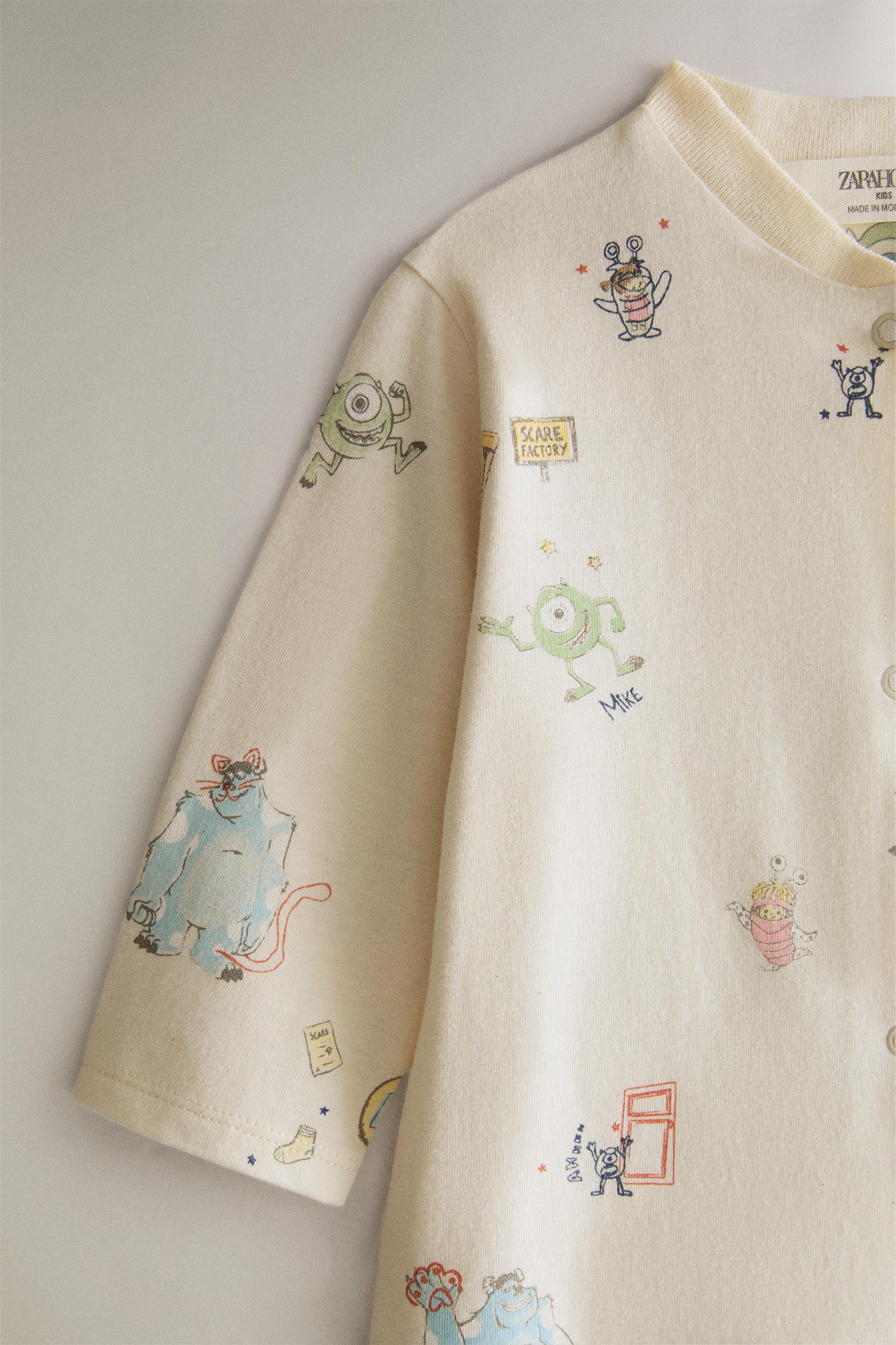 Детские комбинезоны Zara BABY MONSTERS, INC. ©DISNEY/PIXAR FOOTED ROMPER — фото 3