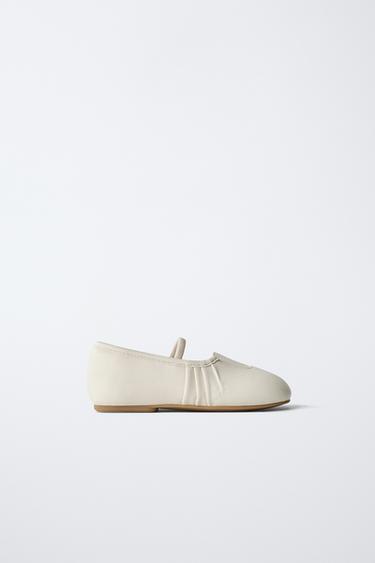 LEDERBALLERINA - Weiß von Zara - Bild 0