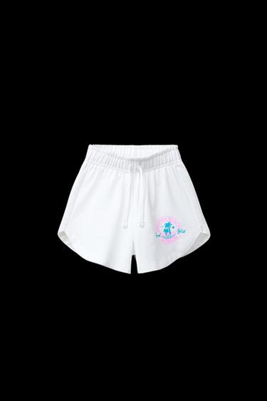 PRINTED PLUSH BERMUDA SHORTS - Oyster-white by Zara - Image 0
