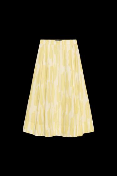 MIDIROCK MIT PRINT – ZW COLLECTION - Print von Zara - Bild 0