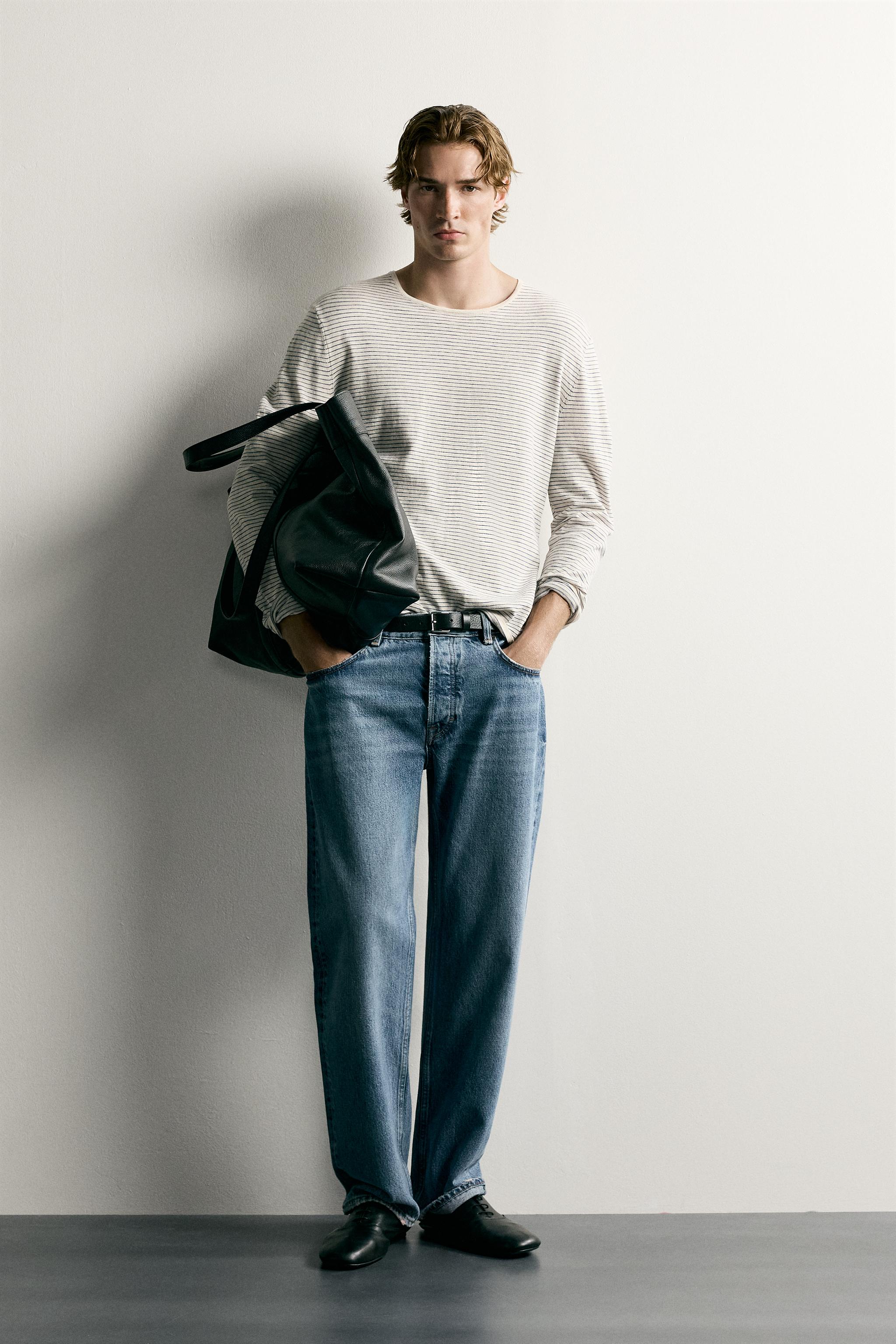 LIGHTWEIGHT STRIPED JACQUARD JUMPER