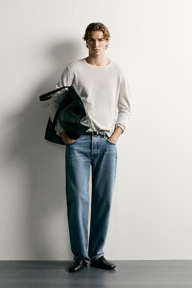 JERSEY LIGERO JACQUARD RAYAS - Rayas de Zara
