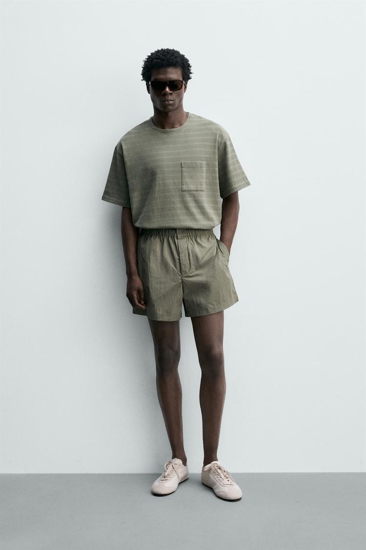ZARA SHORT TECHNICAL BERMUDA SHORTS