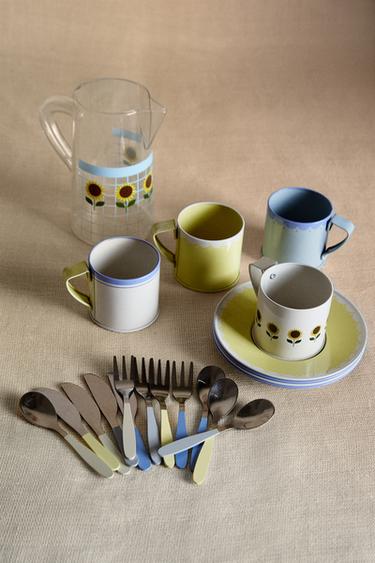 KIDS’ METAL TABLEWARE TOY SET - Multicoloured by Zara - Image 4
