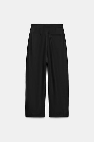 PANTALON BALLON FLUIDE ZW COLLECTION - Noir de Zara - Image 6