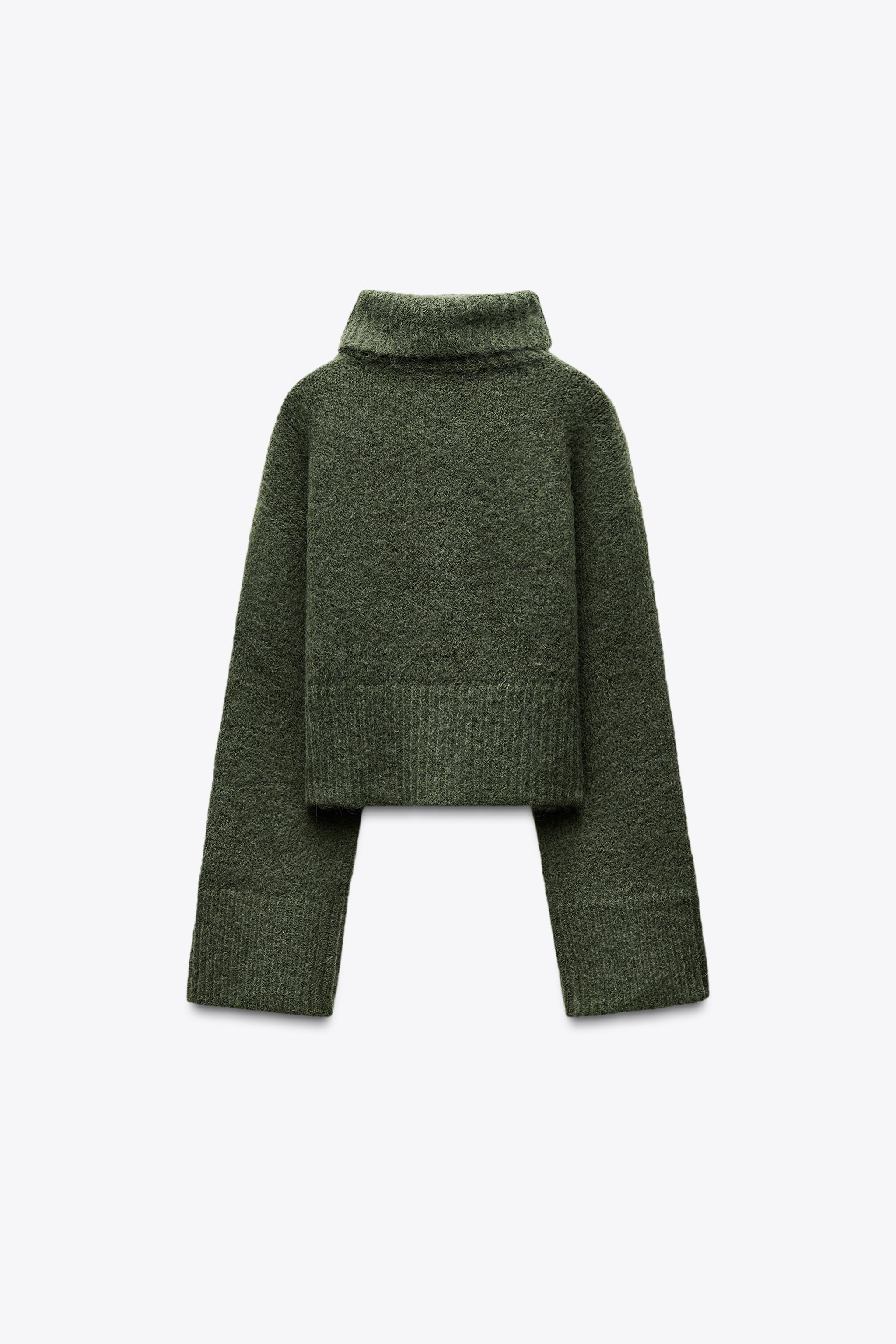 ソフトニットセーター - グリーン | ZARA Japan / 日本