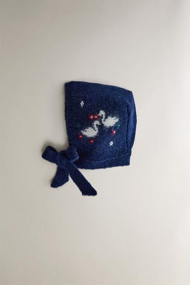 BABY-HAUBE WEIHNACHTEN - Leuchtendes Blau von Zara - Bild 0