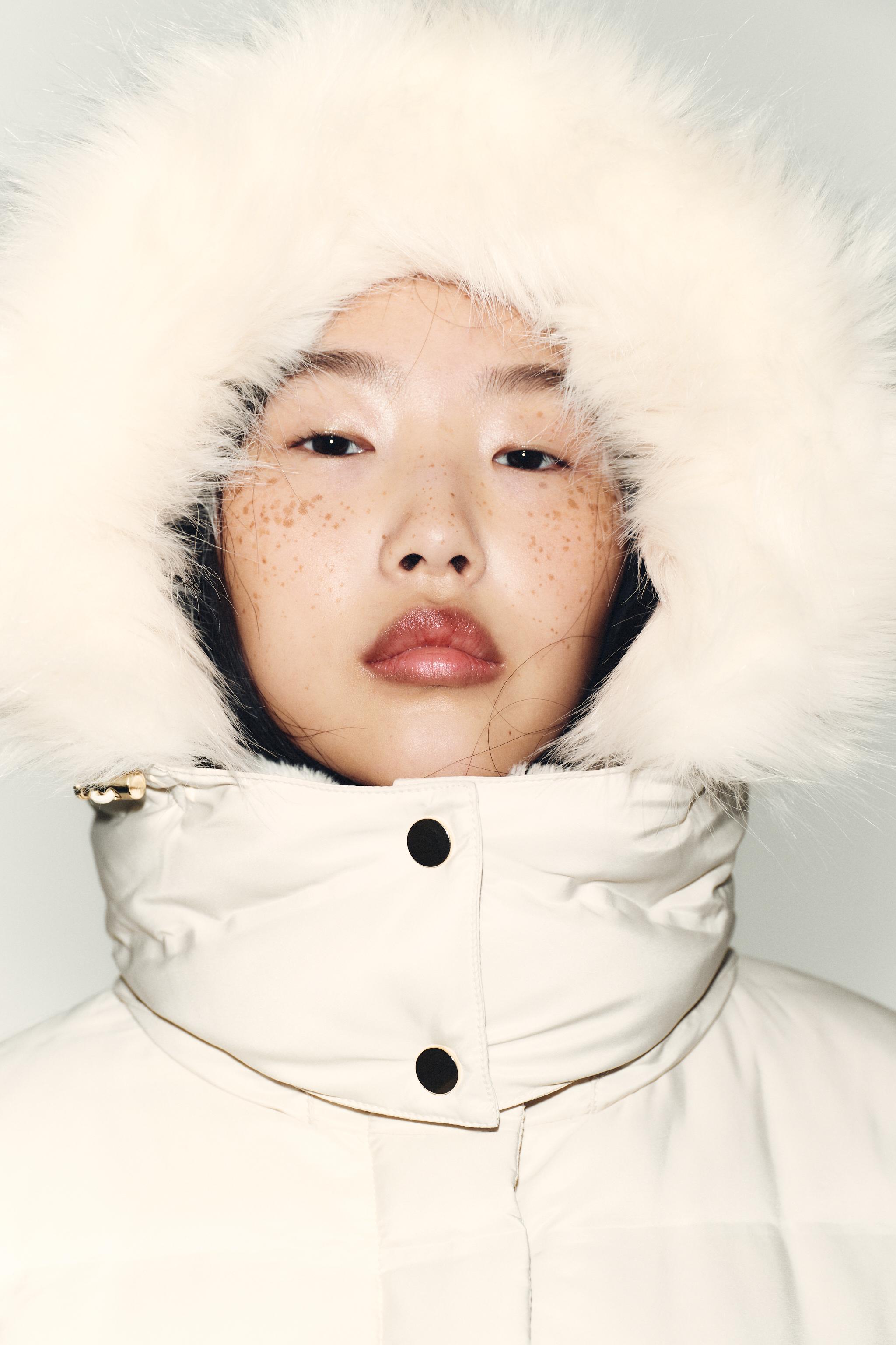 ZARA ZW キルティング ロング丈ジャケット コート M アノラック ダウン ZARA ZW キルティング ロング丈ジャケット コート M アノラック