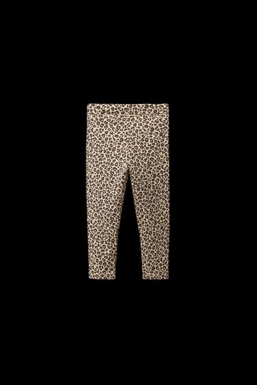2ER-PACK UNIFARBEN UND BEDRUCKTE LEGGINGS - grau-beige von Zara