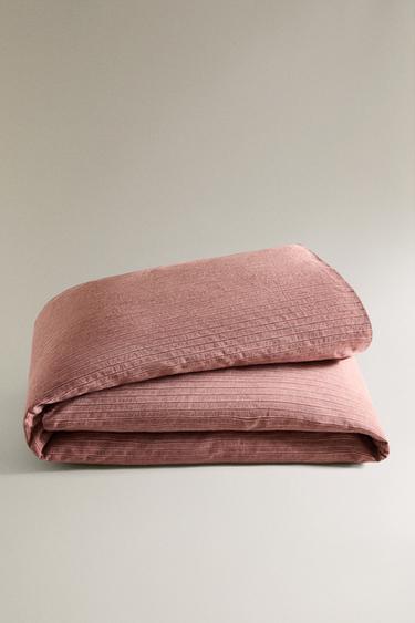 HOUSSE DE COUETTE ENFANT RAYURES NOËL - Rouge de Zara - Image 4