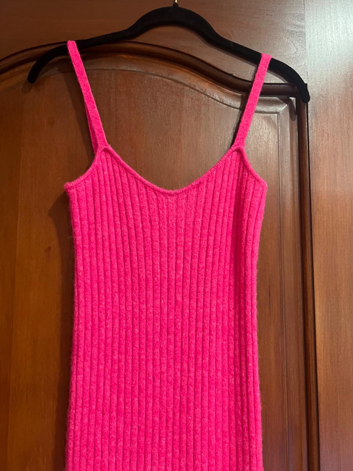 WOOL ALPACA BEADED STRAPPY DRESS - Image 3