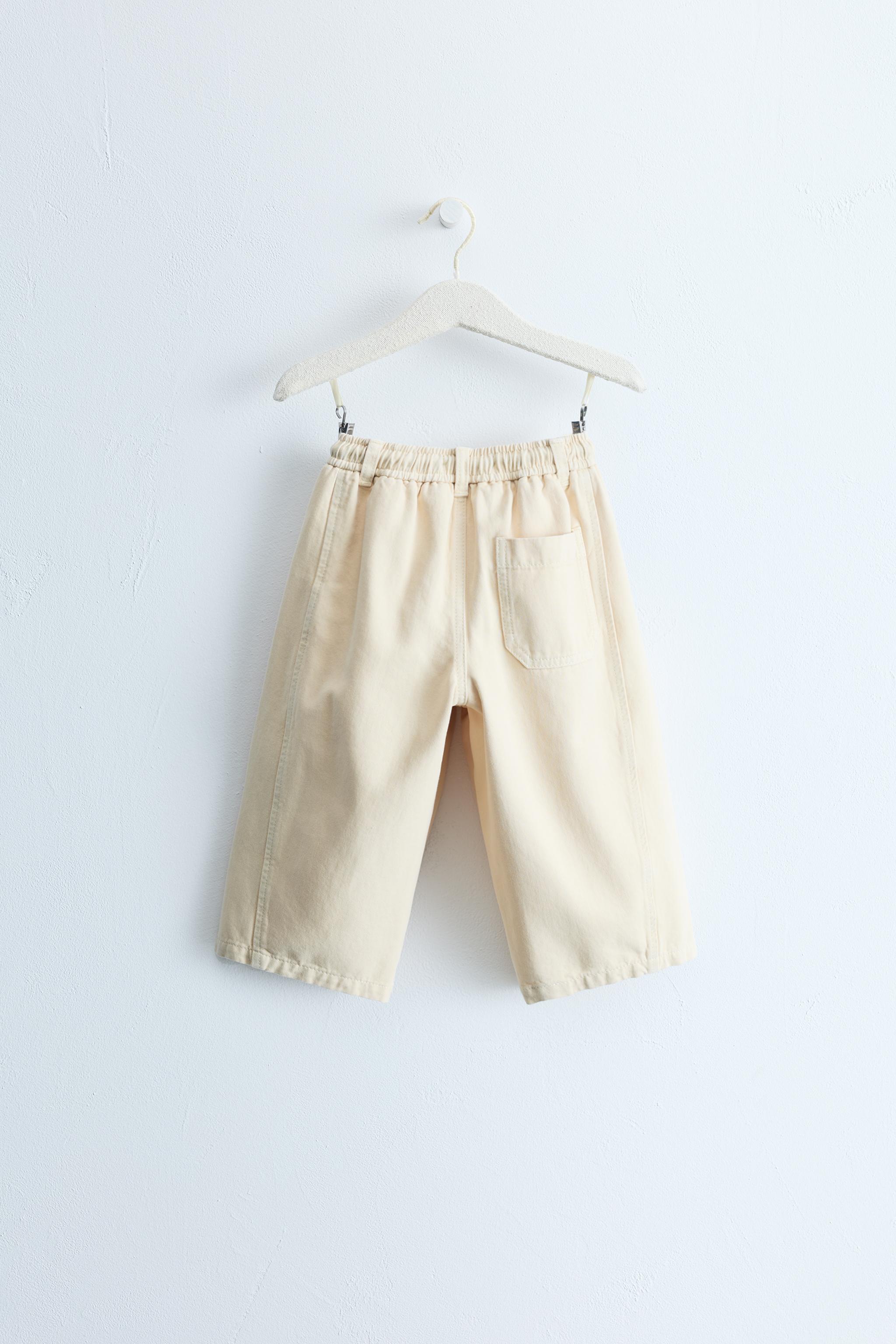 ZARA TIMELESS - PANTALON BALLON À CORDONS CONTRASTANTS