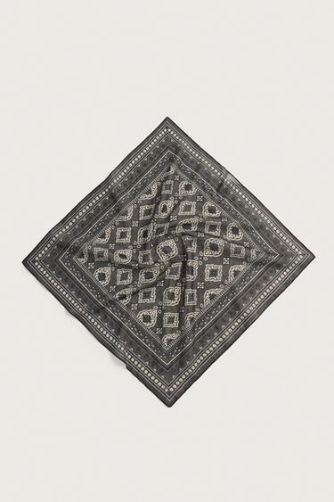 bandana بنقشة هندسية - أسود الخاص بـ Zara - صورة 0