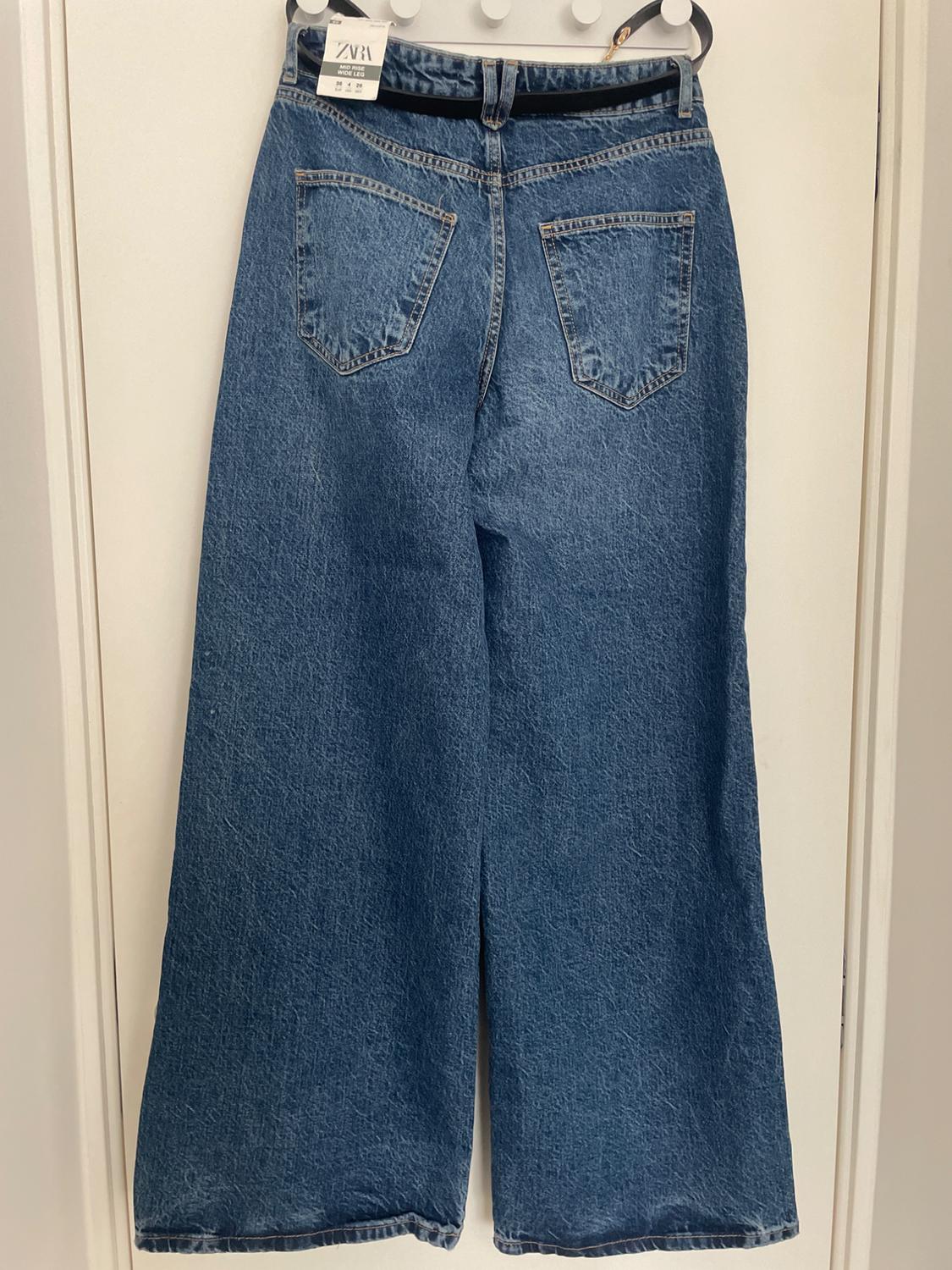 Z1975 MID-WAIST WIDE-LEG BELT JEANS - Image 3