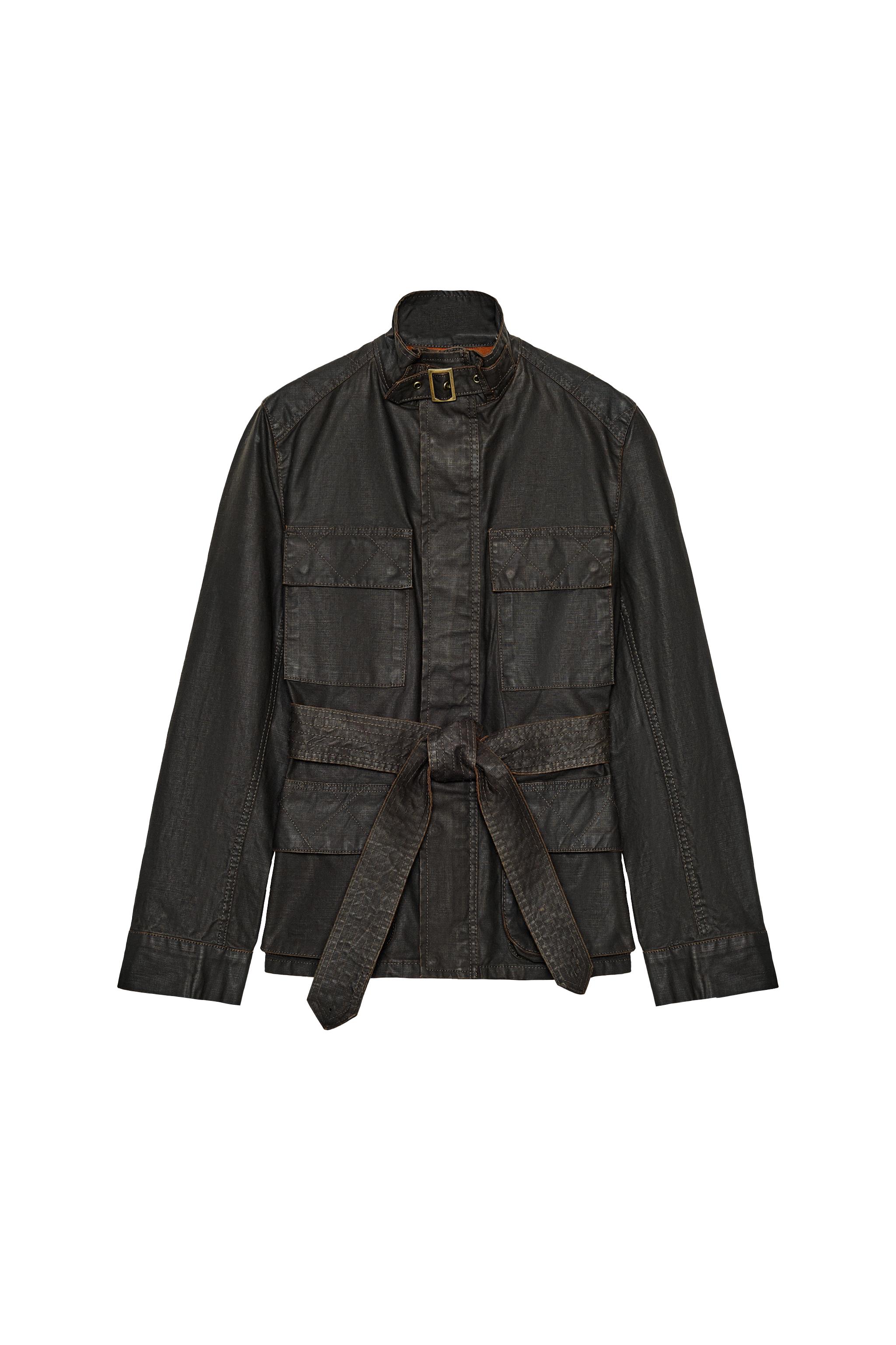 ZW COLLECTION WAXED EFFECT JACKET