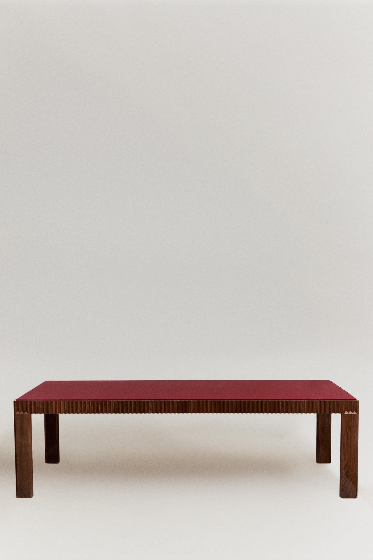 THE FLOATING TABLE — Burgundy