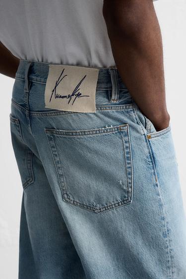 Zara BAGGY FIT JEANS © OTIS KWAME KYE QUAICOE - Light blue