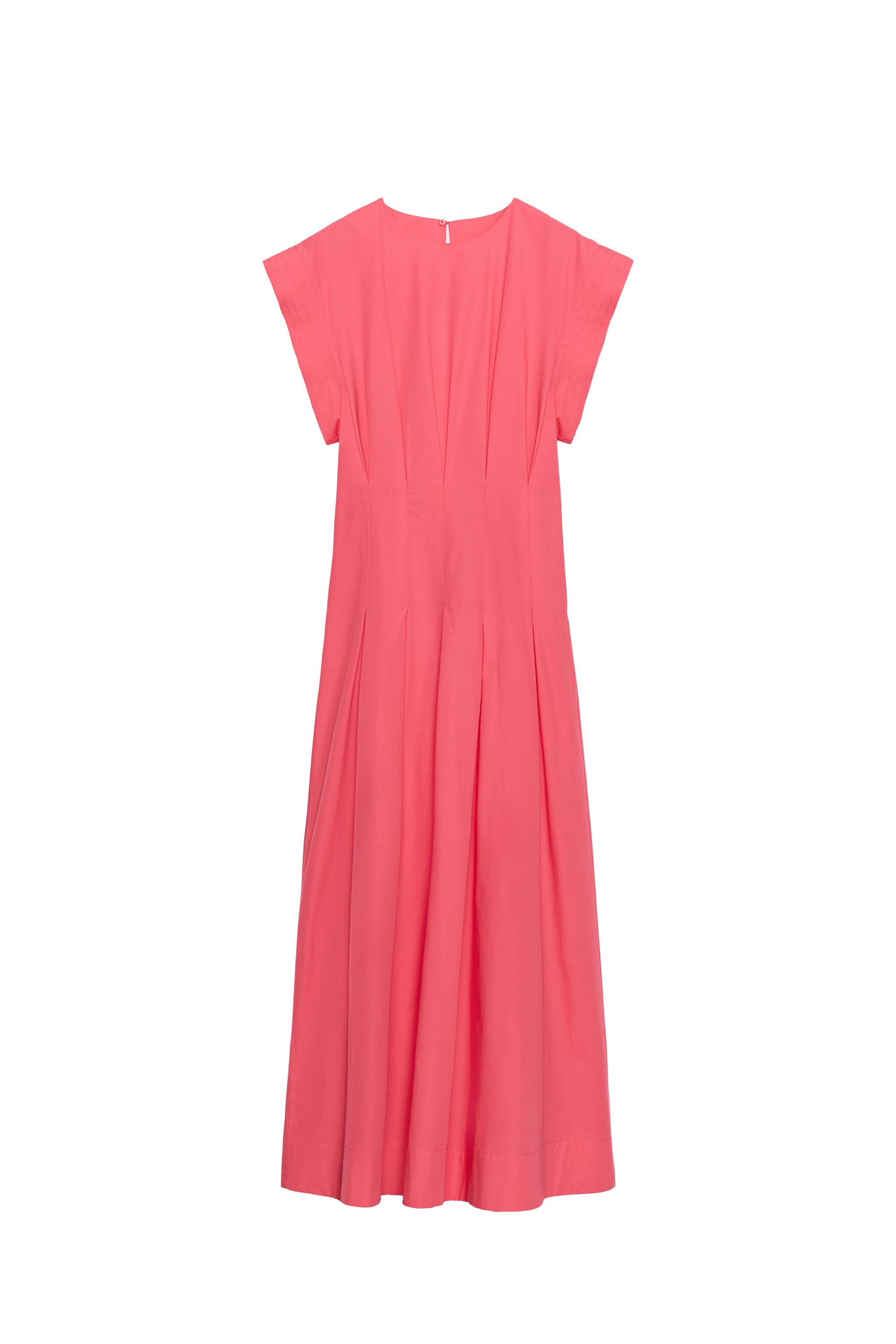 blue pleated zara dress ZARA. Blue pleated midi dress. TS – Hibuy market