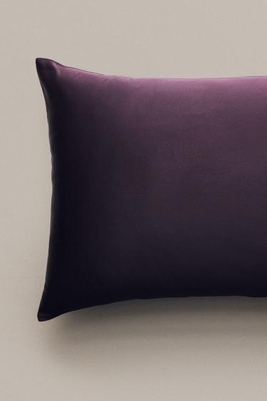 MULBERRY SILK PILLOWCASE - Burgundy by Zara