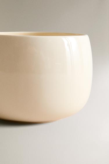 PLAIN DEEP STONEWARE MUG - Cream by Zara - Image 4