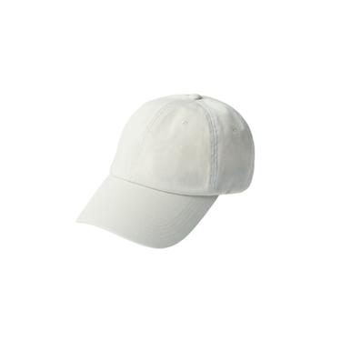 Zara WASHED COTTON CAP - Ecru