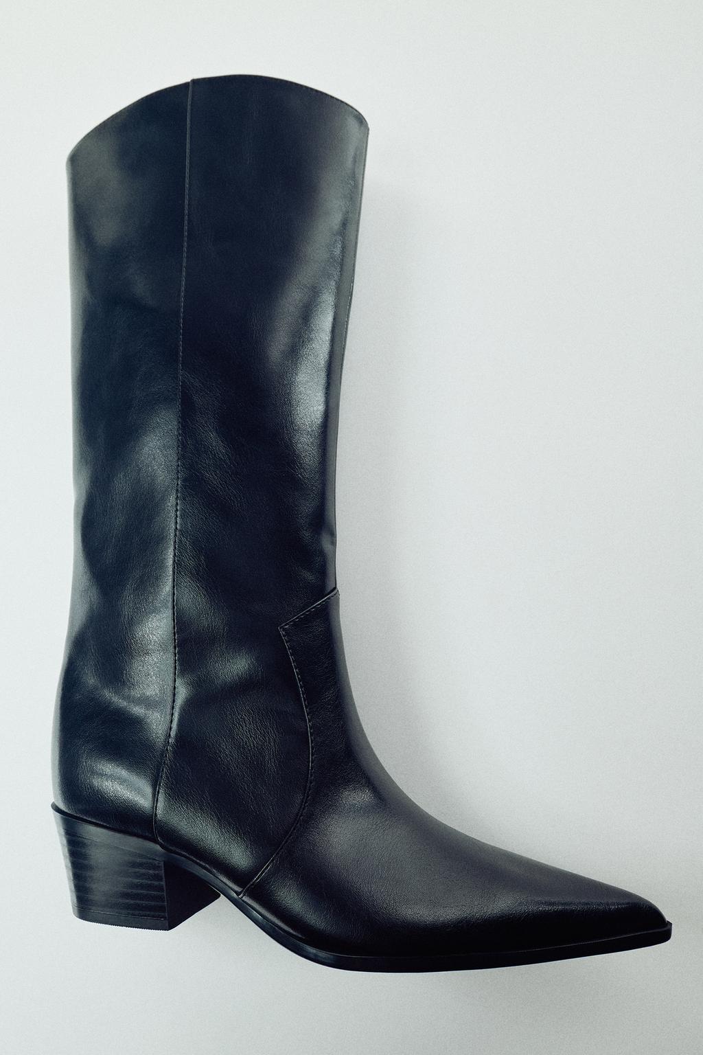 COWBOY-HEEL BOOTS