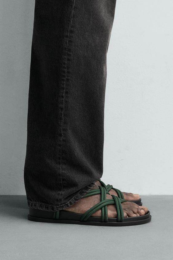 CONTRAST STRAP SANDALS from Zara - $69.90