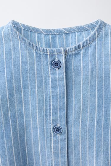 BODY À RAYURES - Bleu moyen de Zara - Image 2