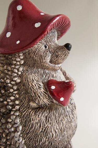CHRISTMAS HEDGEHOG CANDLE - Grey by Zara - Image 2